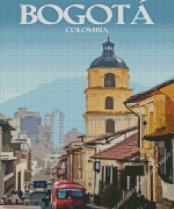 Colombia Bogota Poster Art Diamond Painting