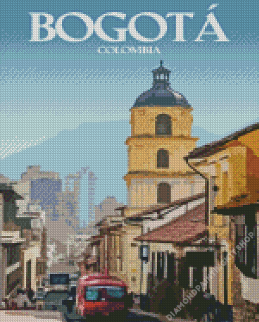 Colombia Bogota Poster Art Diamond Painting