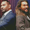 Dave Bautista And Jason Momoa Diamond Painting