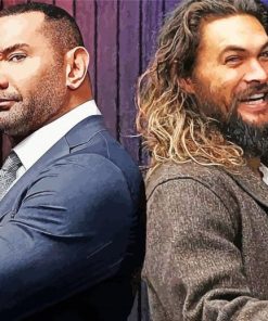 Dave Bautista And Jason Momoa Diamond Painting