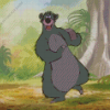 Disney Baloo Bear Diamond Painting