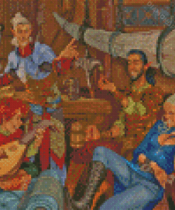 Dnd Party Video Game Diamond Painting