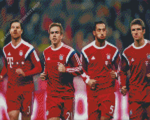 Fc Bayern Munchen Players Diamond Painting