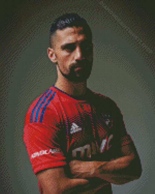 Footballer Sebastian Lletget Diamond Painting