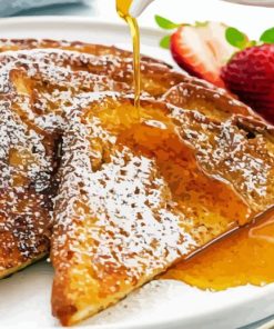 French Toast With Honey Diamond Painting