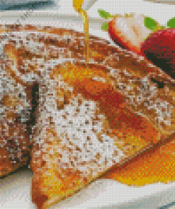 French Toast With Honey Diamond Painting