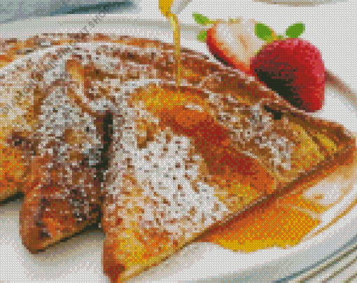 French Toast With Honey Diamond Painting