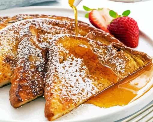 French Toast With Honey Diamond Painting