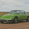 Green Lotus Elan Car Diamond Painting