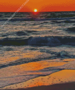 Gulf Of Mexico Sunset Diamond Painting