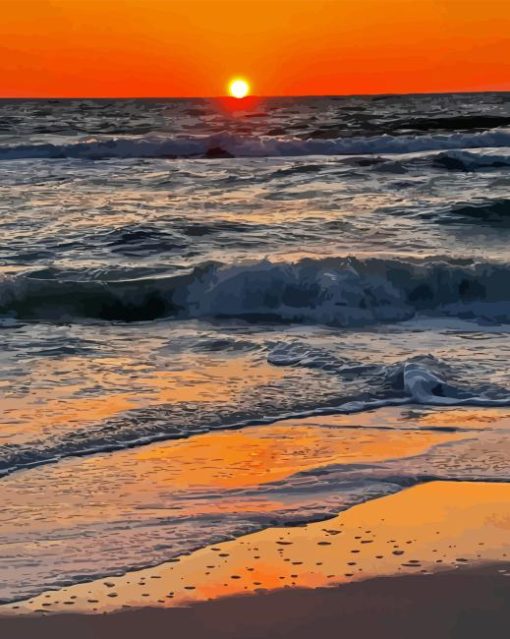 Gulf Of Mexico Sunset Diamond Painting