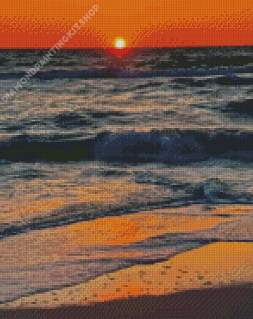 Gulf Of Mexico Sunset Diamond Painting