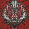 Haida Wolf Art Diamond Painting