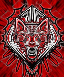 Haida Wolf Art Diamond Painting