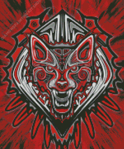 Haida Wolf Art Diamond Painting