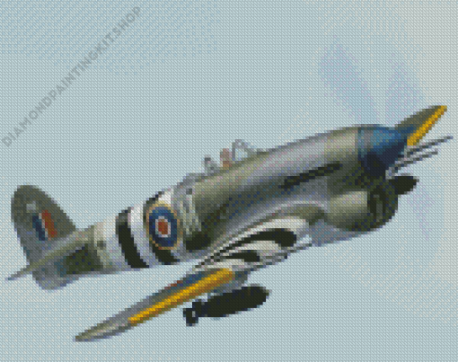 Hawker Typhoon Diamond Painting