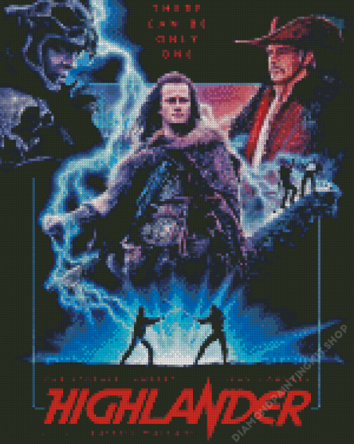 Highlander Poster Diamond Painting