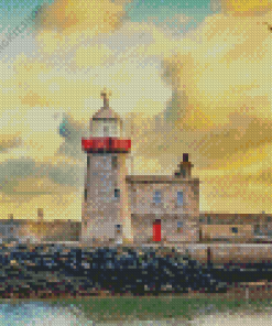 Howth Lighthouse Building Diamond Painting