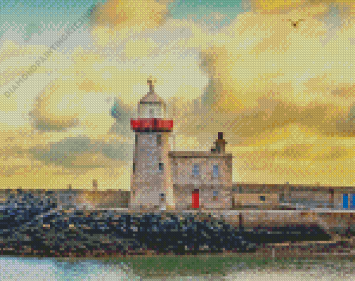 Howth Lighthouse Building Diamond Painting