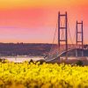 Humber Bridge With Sunset View Diamond Painting