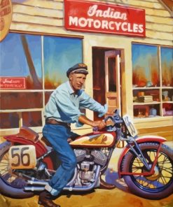 Indian Motorcycles Diamond Painting