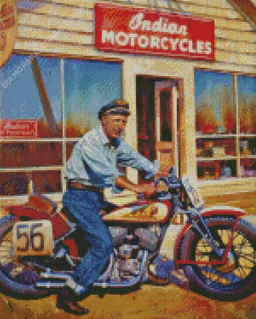 Indian Motorcycles Diamond Painting