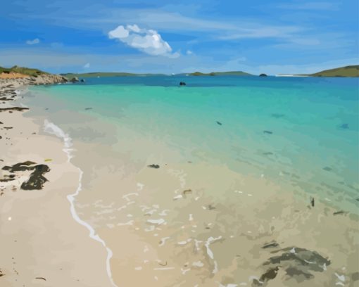 Isles of Scilly Shore Diamond Painting