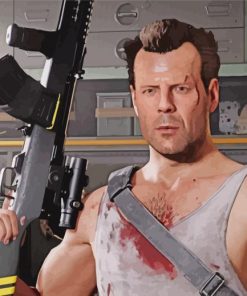 John McClane Call Of Duty Diamond Painting