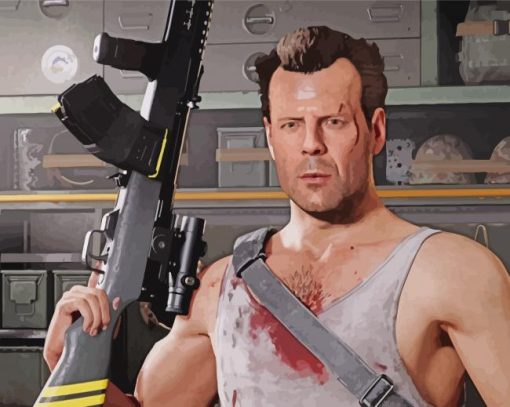 John McClane Call Of Duty Diamond Painting