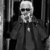 Karl Lagerfeld With Camera Diamond Painting