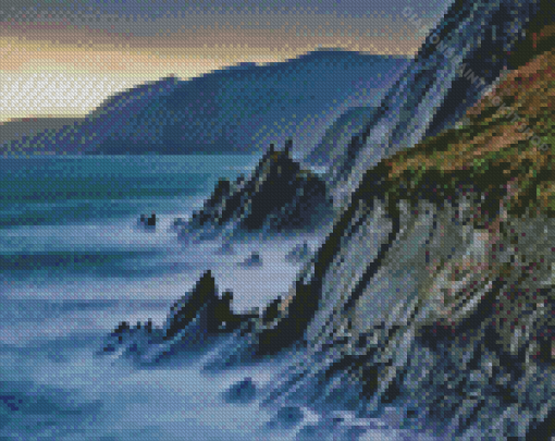 Kerry Ireland Cliff Diamond Painting