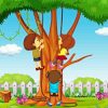 Kids Rope Tree Climb Diamond Painting