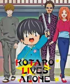 Kotaro Lives Alone Anime Diamond Painting