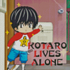 Kotaro Lives Alone Anime Poster Diamond Painting