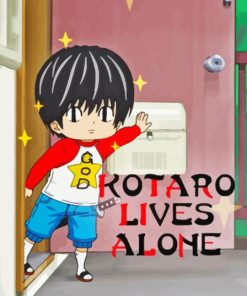 Kotaro Lives Alone Anime Poster Diamond Painting