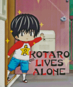 Kotaro Lives Alone Anime Poster Diamond Painting