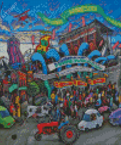 Minnesota State Fair Abstract Art Diamond Painting