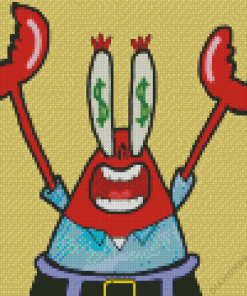 Mr Krabs Art Diamond Painting