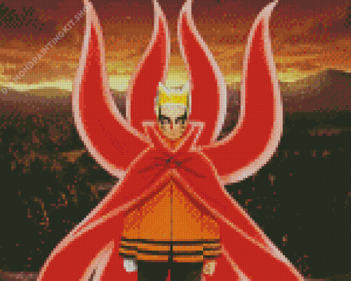 Naruto Kurama Anime Diamond Painting