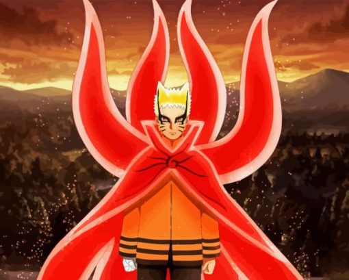 Naruto Kurama Anime Diamond Painting