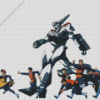 Patlabor Characters Diamond Painting