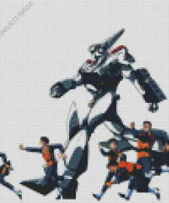 Patlabor Characters Diamond Painting