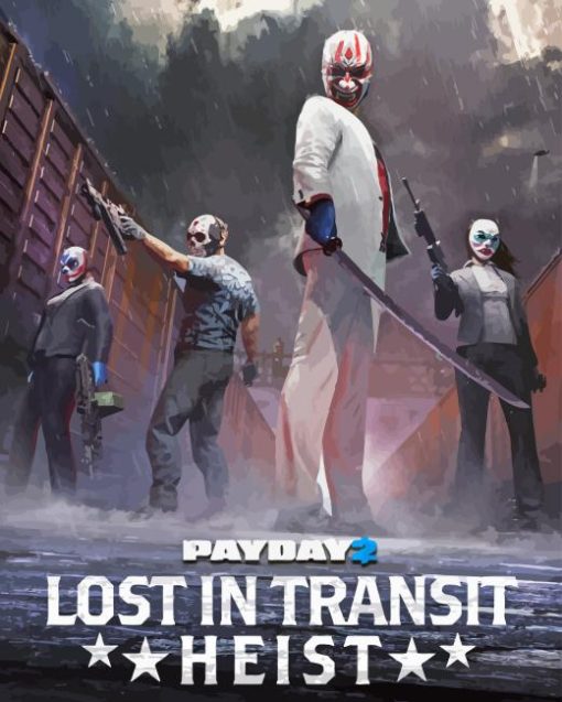 Payday Lost In Transit Heist Diamond Painting