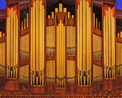 Pipe Organ Diamond Painting