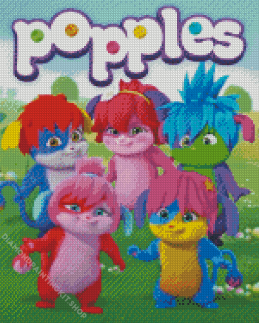 Popples Poster Diamond Painting