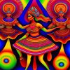 Psychedelic Dancers Diamond Painting