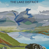 Scafell Pike Lake District Poster Diamond Painting