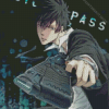 Shinya Kogami Police Officer Diamond Painting