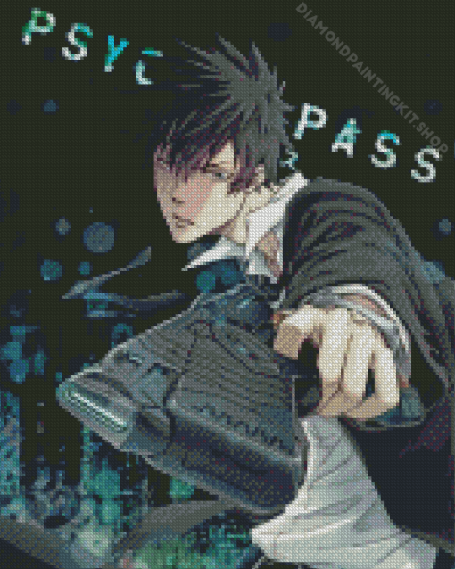 Shinya Kogami Police Officer Diamond Painting