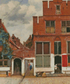 The Little Street by Johannes Vermeer Diamond Painting